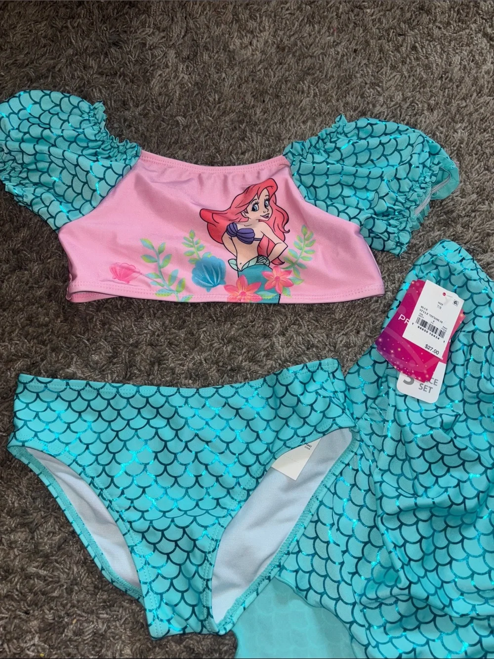 NWT Little Mermaid Bathing Suit